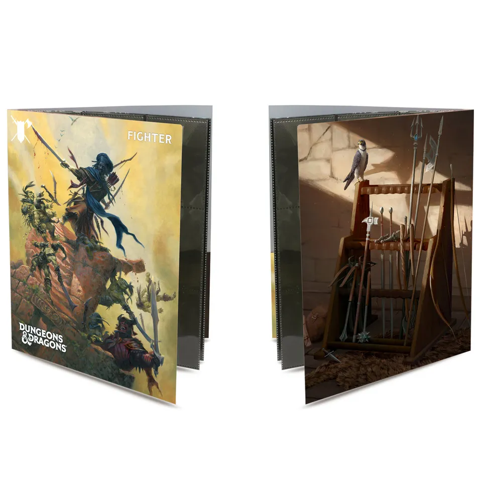 ultra-pro-dungeons-dragons-fighter-class-folio-mit-stickern image 1