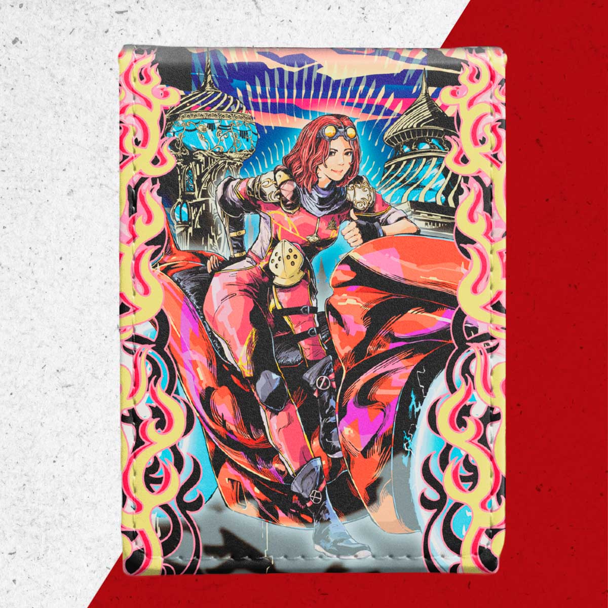 ultra-pro-aetherdrift-chandra-spark-hunter-alcove-flip-deck-box-f-r-magic-the-ga image 2