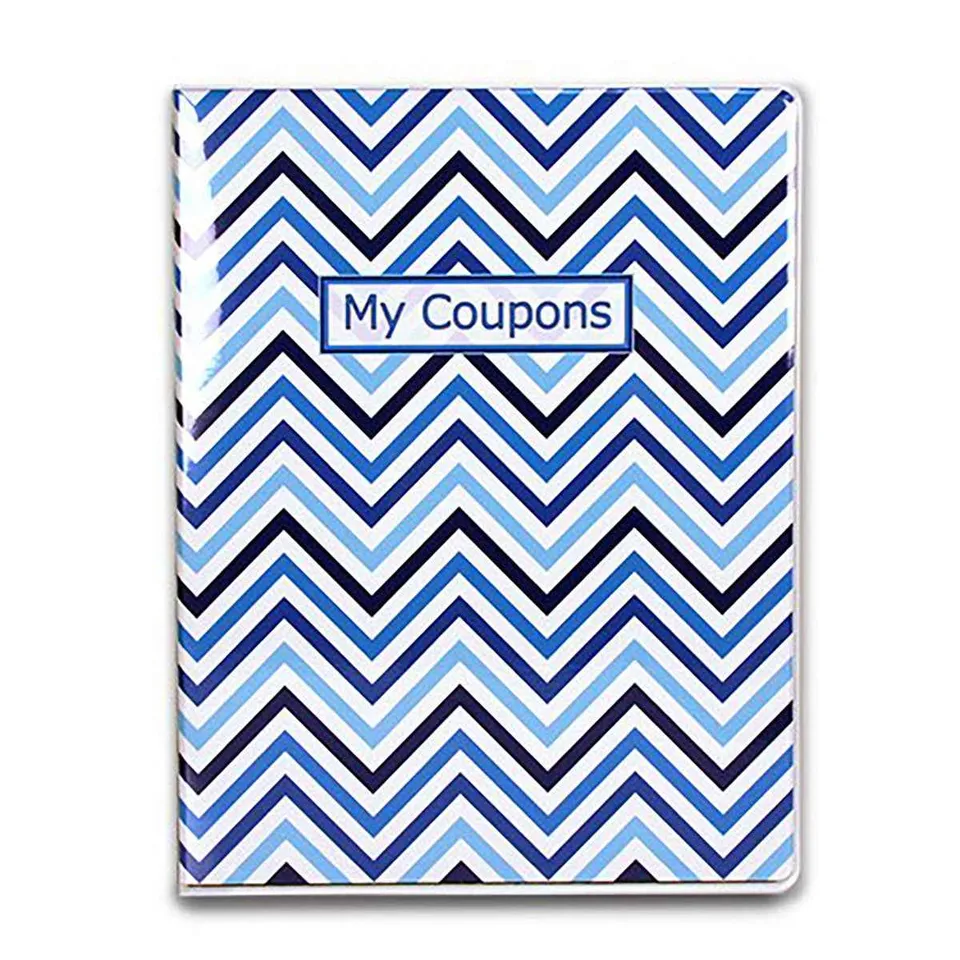 ultra-pro-9-pocket-chevron-blue-coupon-organizer-portfolio-f-r-180-coupons image 1