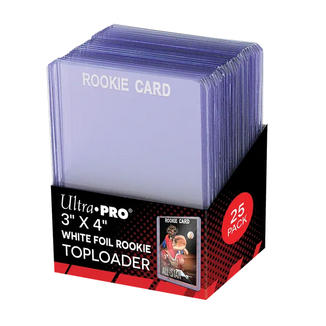 ultra-pro-3-x-4-rookie-white-toploader-sleeves-25-st-ck-f-r-standardkarten image 1