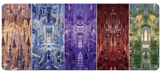 ultra-pro-murders-at-karlov-manor-impossible-lands-6ft-table-playmat-f-r-magic-t image 1
