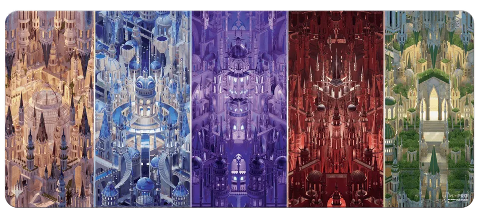 ultra-pro-murders-at-karlov-manor-impossible-lands-6ft-table-playmat-f-r-magic-t image 1