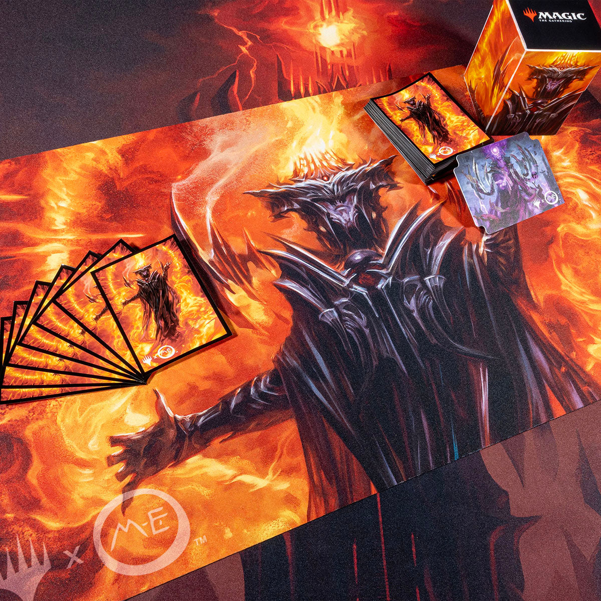 ultra-pro-deck-protector-sleeves-the-lord-of-the-rings-sauron-v2-100ct-f-r-magic image 4