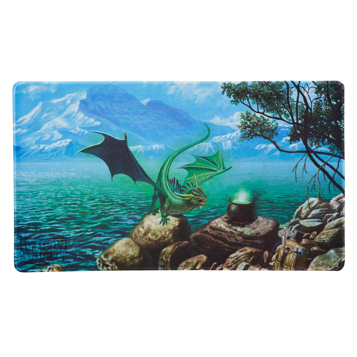 dragon-shield-tcg-playmat-bayaga-spielmatte-mint-matte-dragon image 1