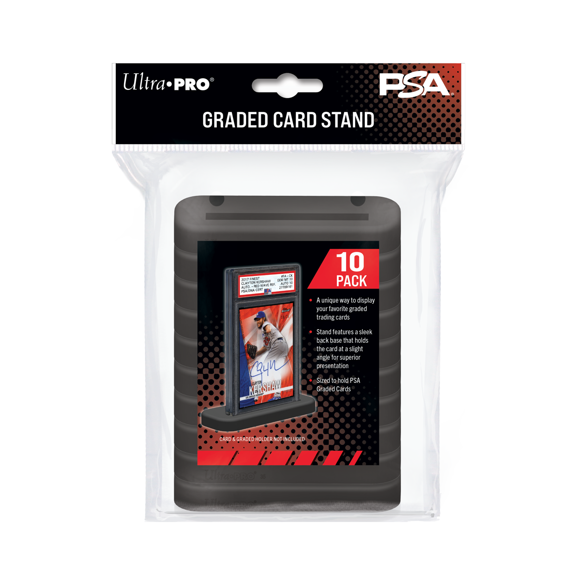ultra-pro-psa-graded-card-stands-10-st-ck-schwarze-aufsteller-f-r-psa-slabs image 1