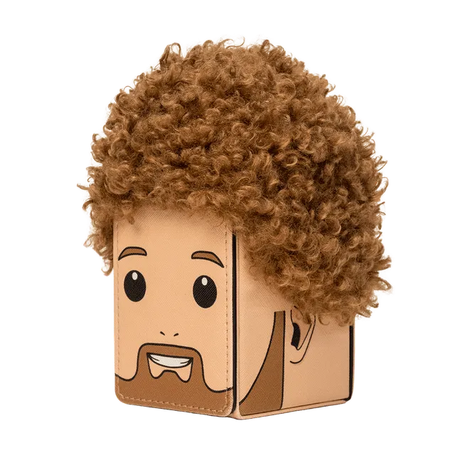 ultra-pro-bob-ross-headcase-alcove-flip-deck-box-f-r-tabletop-gaming-100-karten image 1