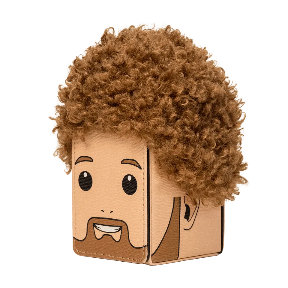 ultra-pro-bob-ross-headcase-alcove-flip-deck-box-f-r-tabletop-gaming-100-karten image 1
