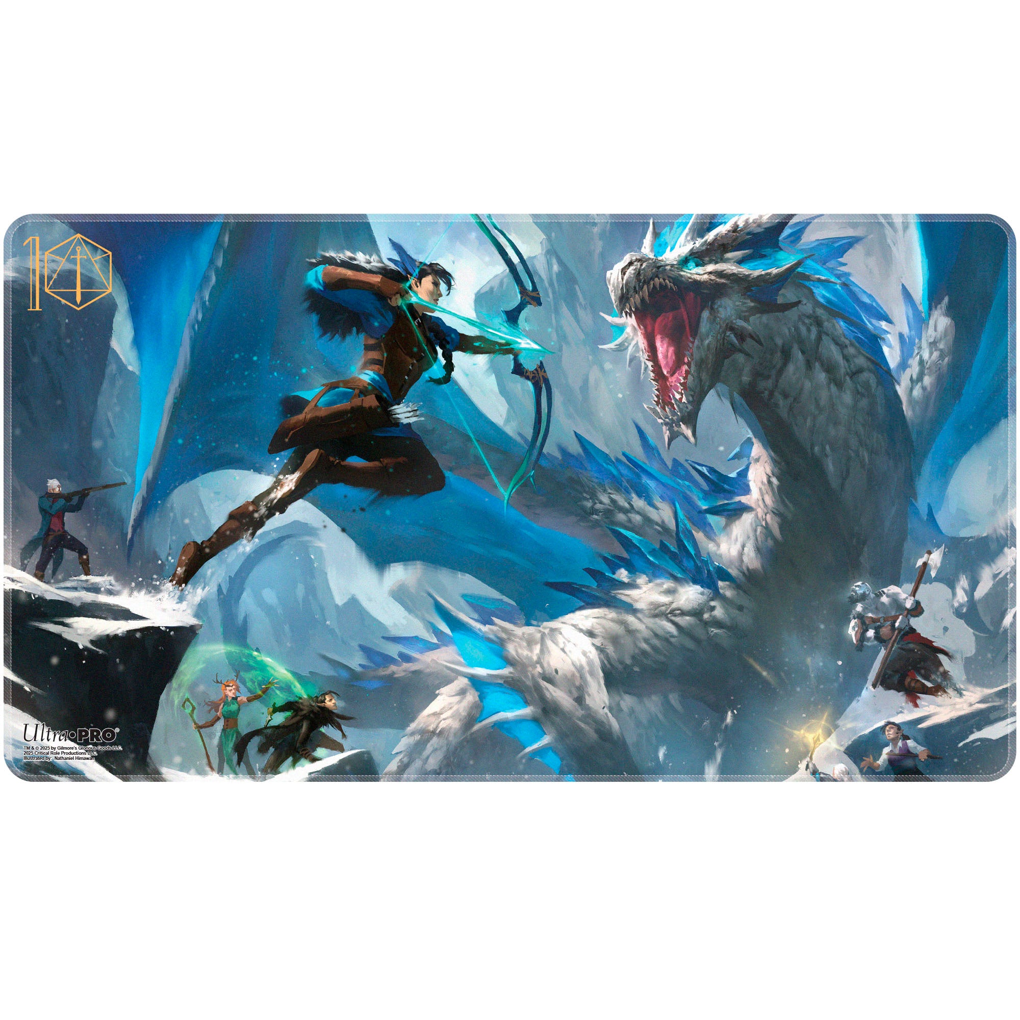 ultra-pro-critical-role-baddies-vorugal-stitched-playmat-tabletop-spielmatte image 1