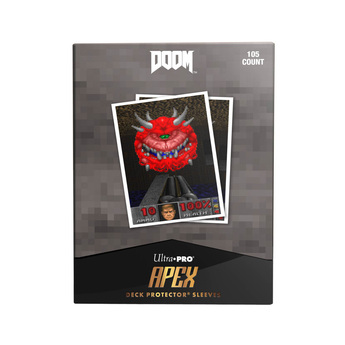 ultra-pro-doom-cacodemon-apex-deck-protector-sleeves-105ct image 3