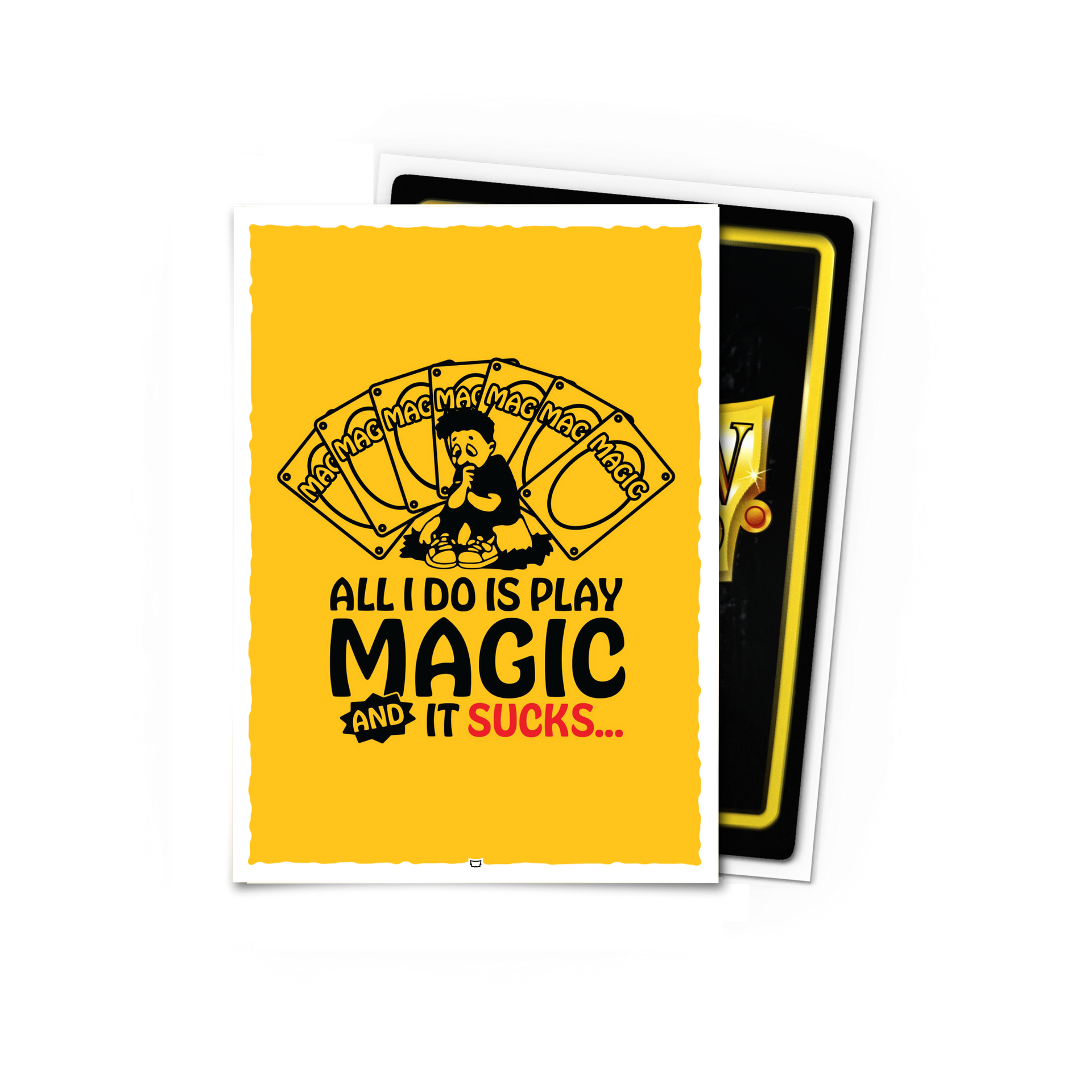 dragon-shield-all-i-do-brushed-art-sleeves-standard-size image 1