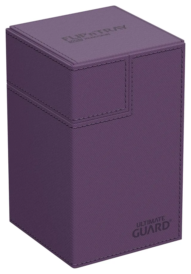 ultimate-guard-flip-n-tray-100-xenoskin-monocolor-violett-deckbox image 1