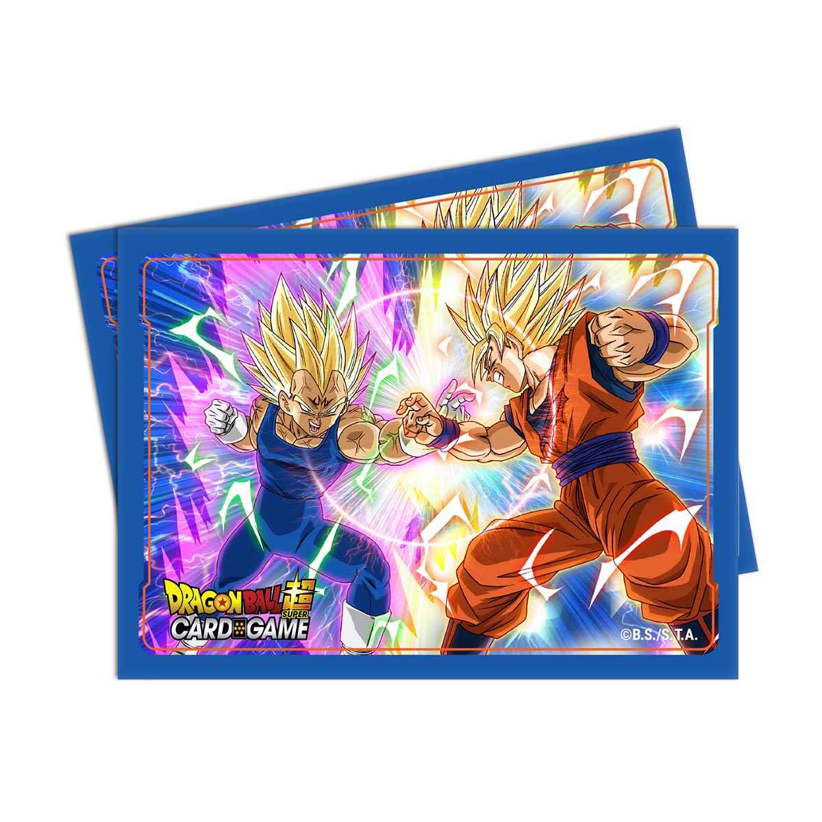 ultra-pro-dragon-ball-super-vegeta-vs-goku-standard-deck-protector-sleeves-65ct image 1