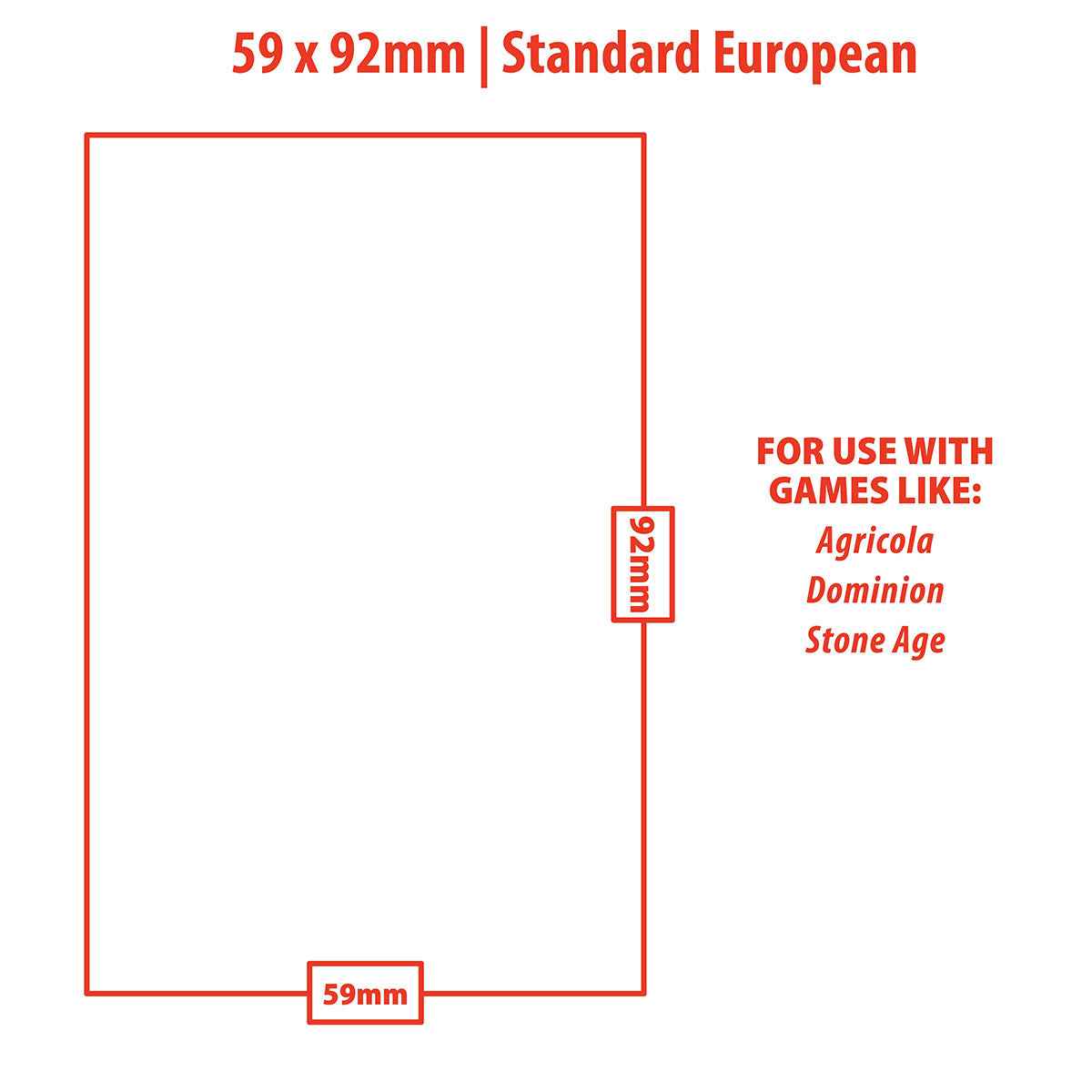 ultra-pro-standard-european-lite-board-game-sleeves-100ct-f-r-59mm-x-92mm-karten image 2