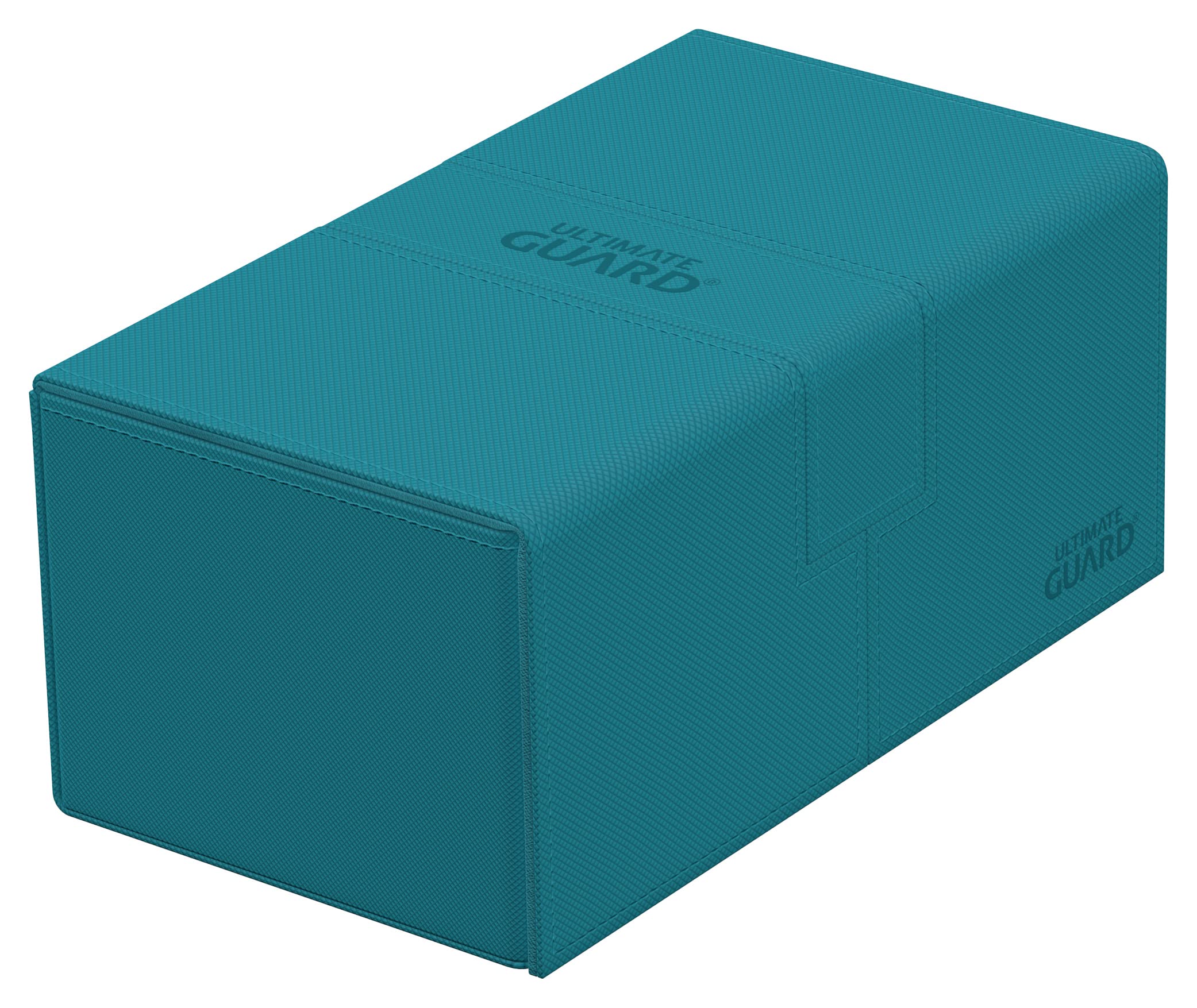 ultimate-guard-twin-flip-n-tray-200-xenoskin-petrolblau-deck-box image 1