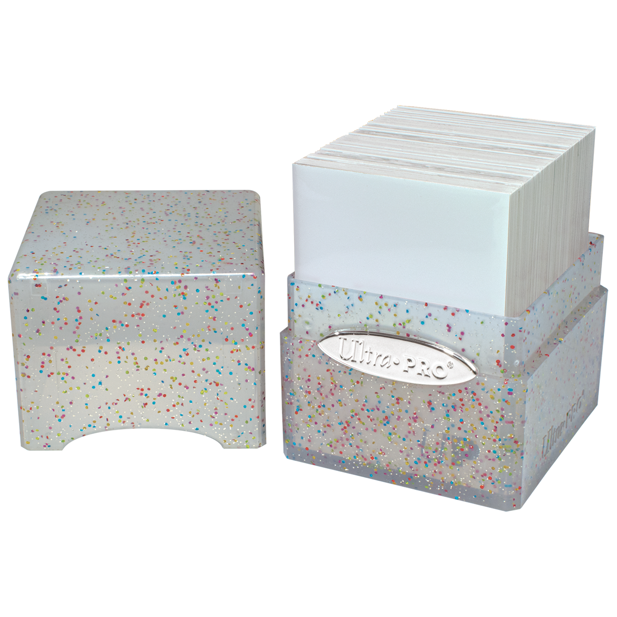 ultra-pro-glitter-satin-cube-deck-box-crystal-f-r-100-standard-karten image 2