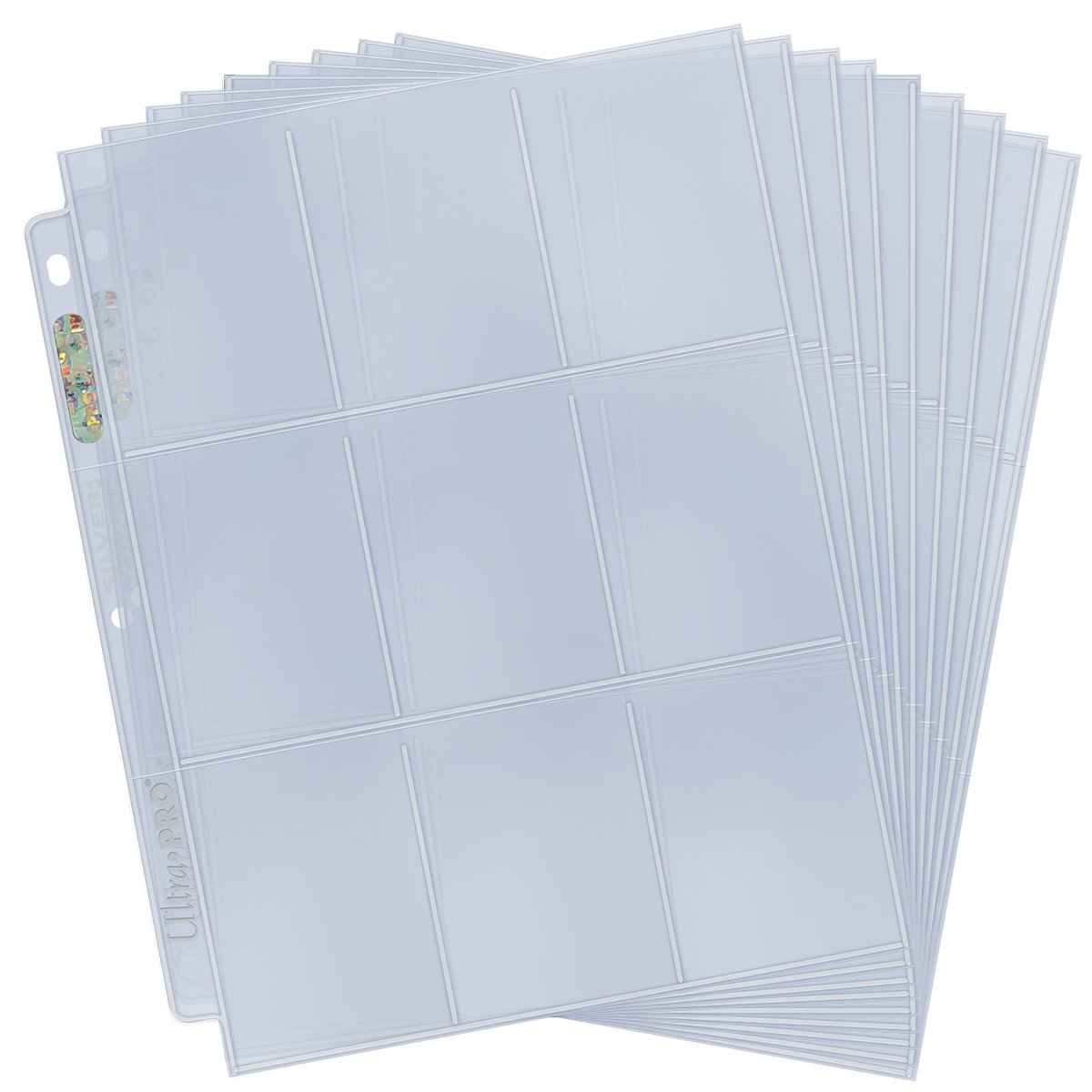 ultra-pro-silver-series-9-pocket-refill-pages-nachf-llseiten-f-r-standardkarten image 3