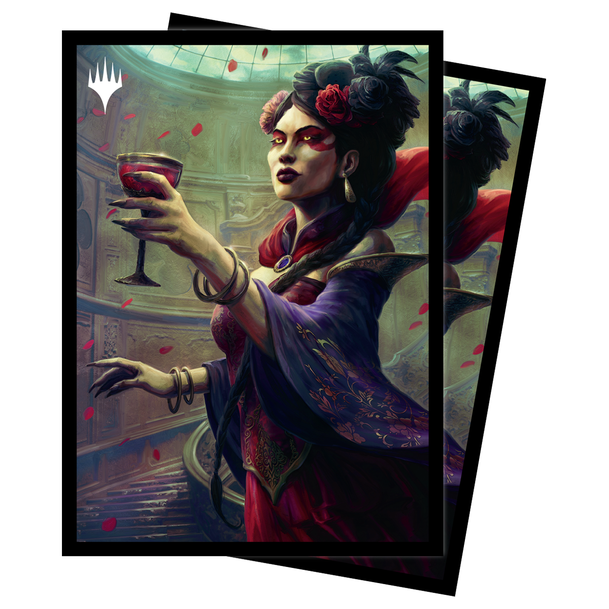 ultra-pro-magic-innistrad-crimson-vow-henrika-deck-protector-sleeves-100ct image 1