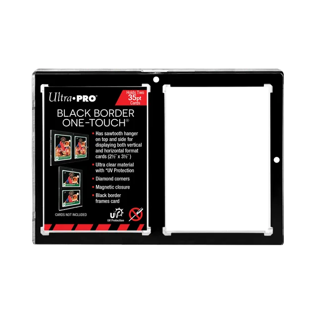 ultra-pro-35pt-2-card-black-border-uv-one-touch-magnet-halter image 1
