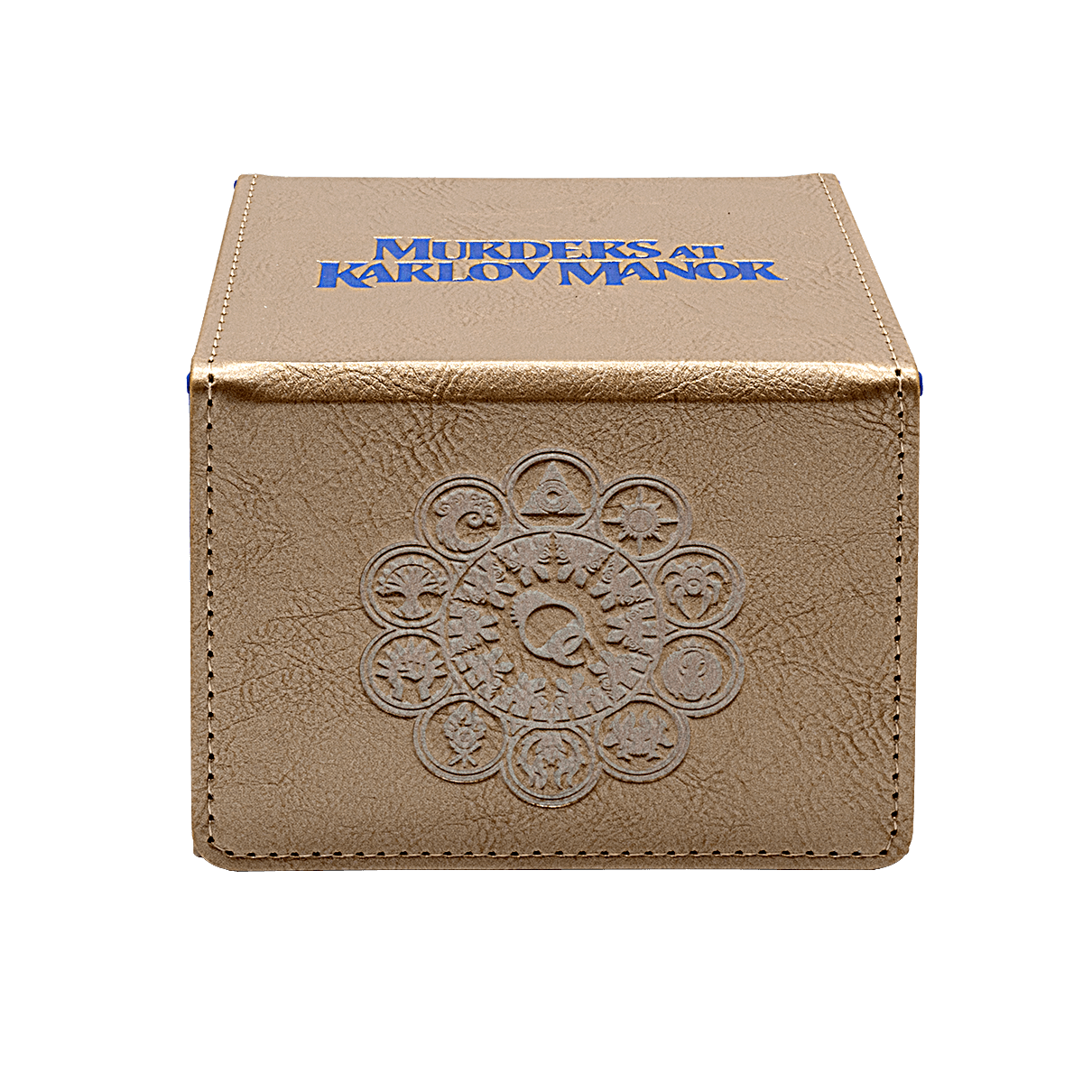 ultra-pro-magic-murders-at-karlov-manor-premium-gold-alcove-edge-deck-box-100-ka image 4