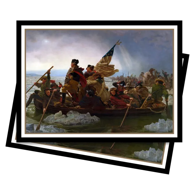 ultra-pro-fine-art-washington-crossing-the-delaware-standard-deck-protector-slee image 1