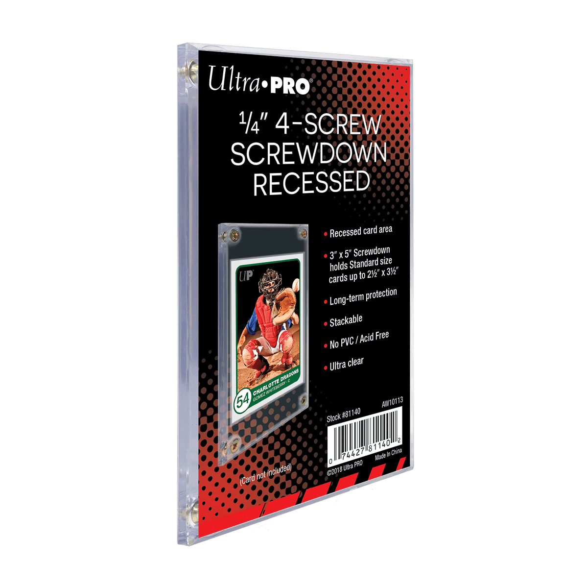 ultra-pro-1-4-4-screw-screwdown-recessed-kartenhalter image 1