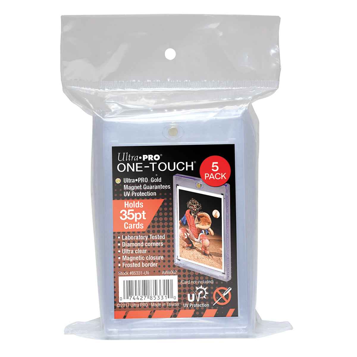 ultra-pro-35pt-uv-one-touch-magnetic-holder-5ct-f-r-trading-cards image 4