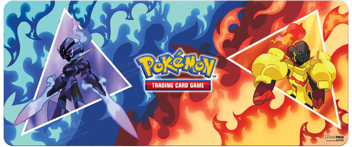 ultra-pro-pok-mon-6ft-table-playmat-armarouge-und-ceruledge image 1