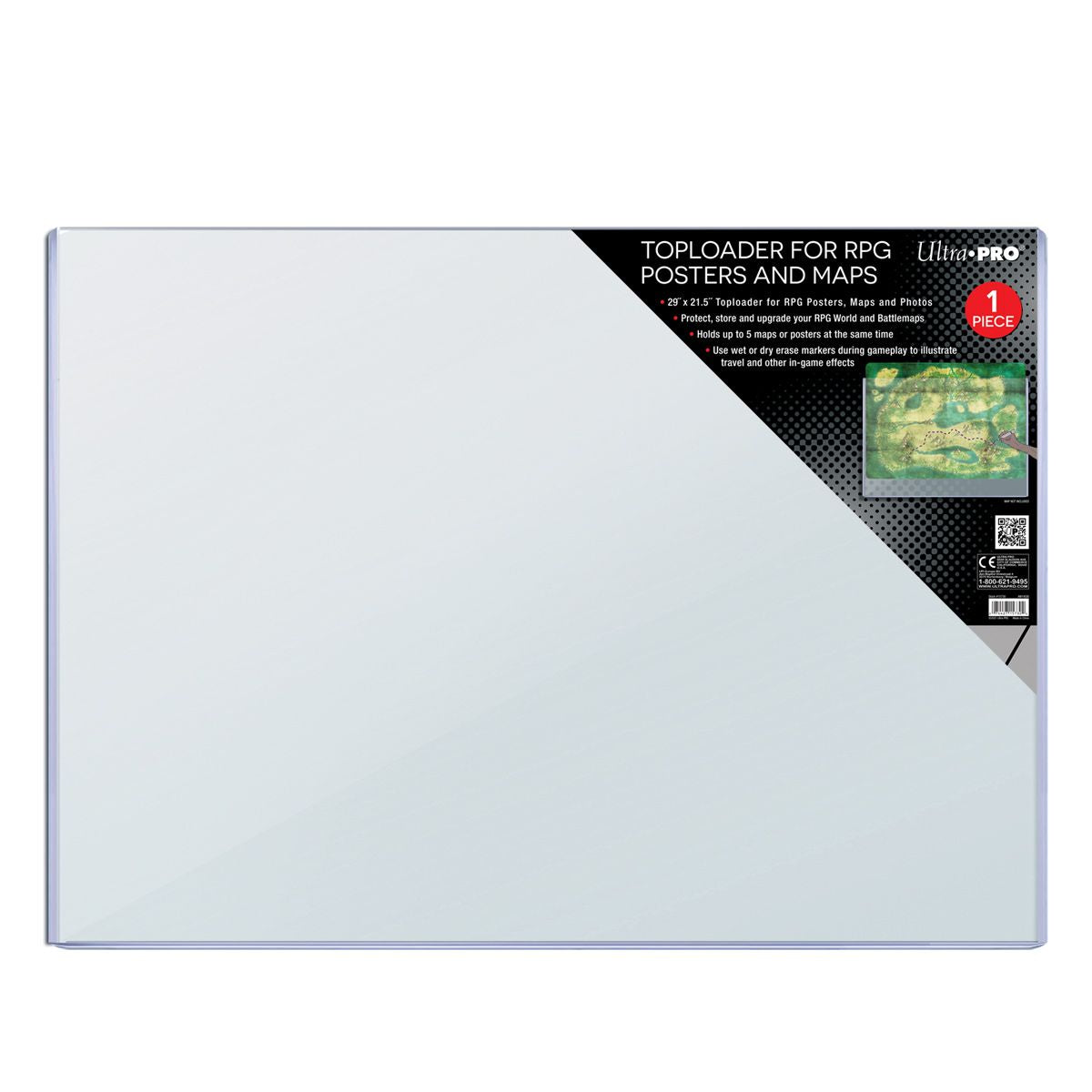 ultra-pro-toploader-sleeve-73-7-x-54-6-cm-f-r-rpg-poster-und-maps image 1