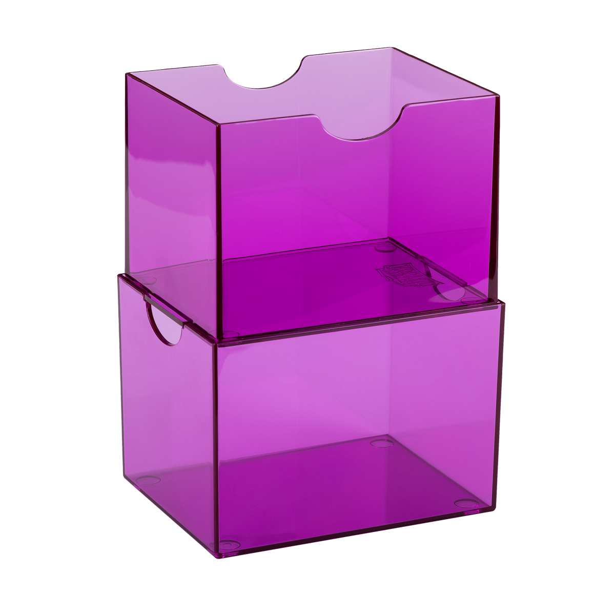 dragon-shield-strongbox-clear-purple-deckbox image 5
