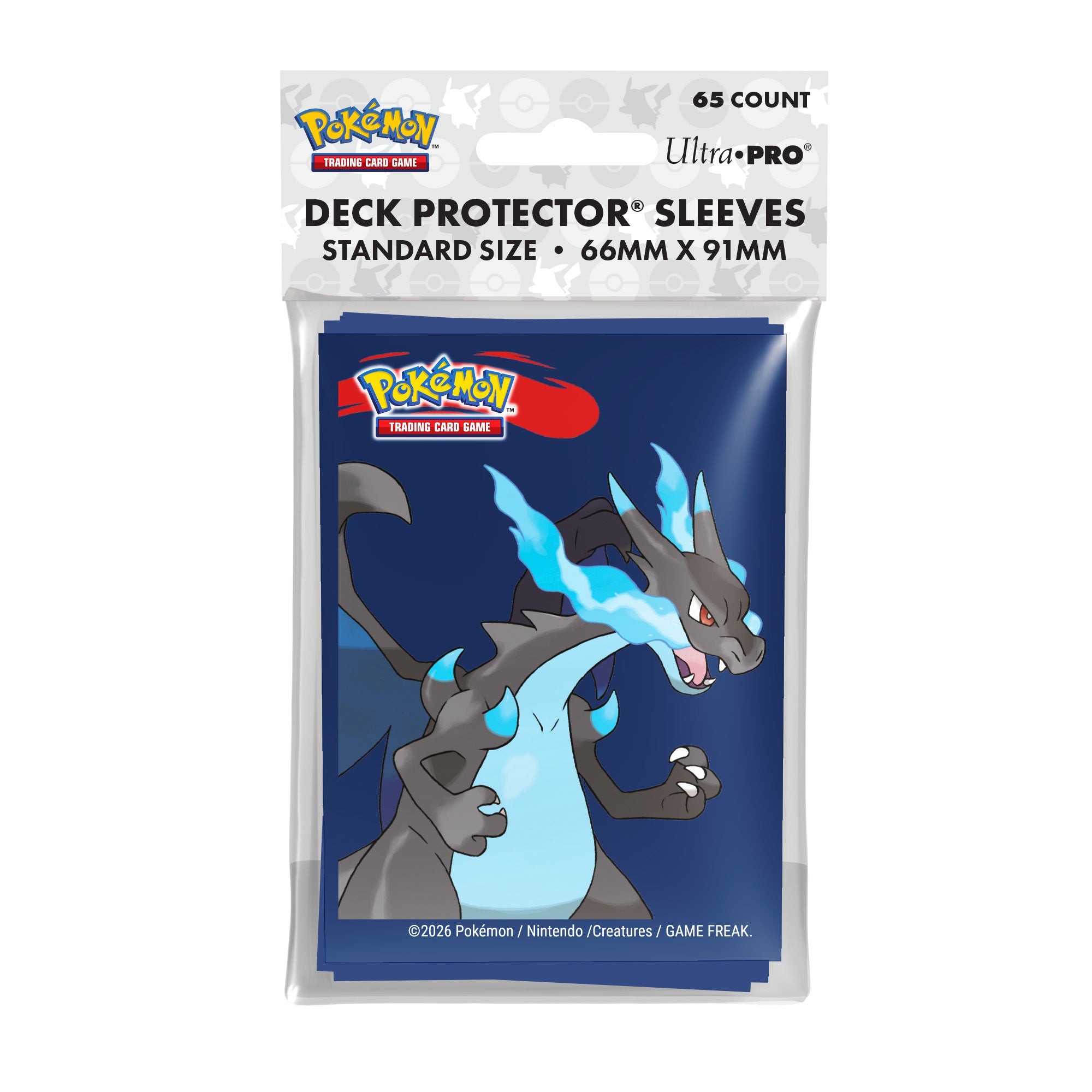 ultra-pro-pok-mon-deck-protector-sleeves-mega-charizard-x-65-st-ck-standardgr-e image 3