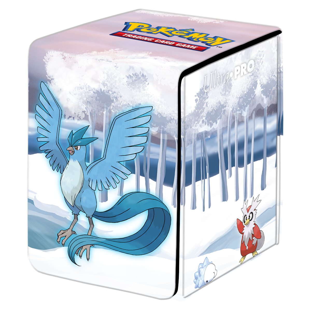 ultra-pro-gallery-series-frosted-forest-alcove-flip-deck-box-f-r-pok-mon-100-kar image 1