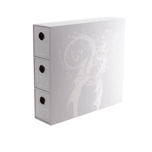 dragon-shield-fortress-3-card-drawers-vertikal-wei image 1