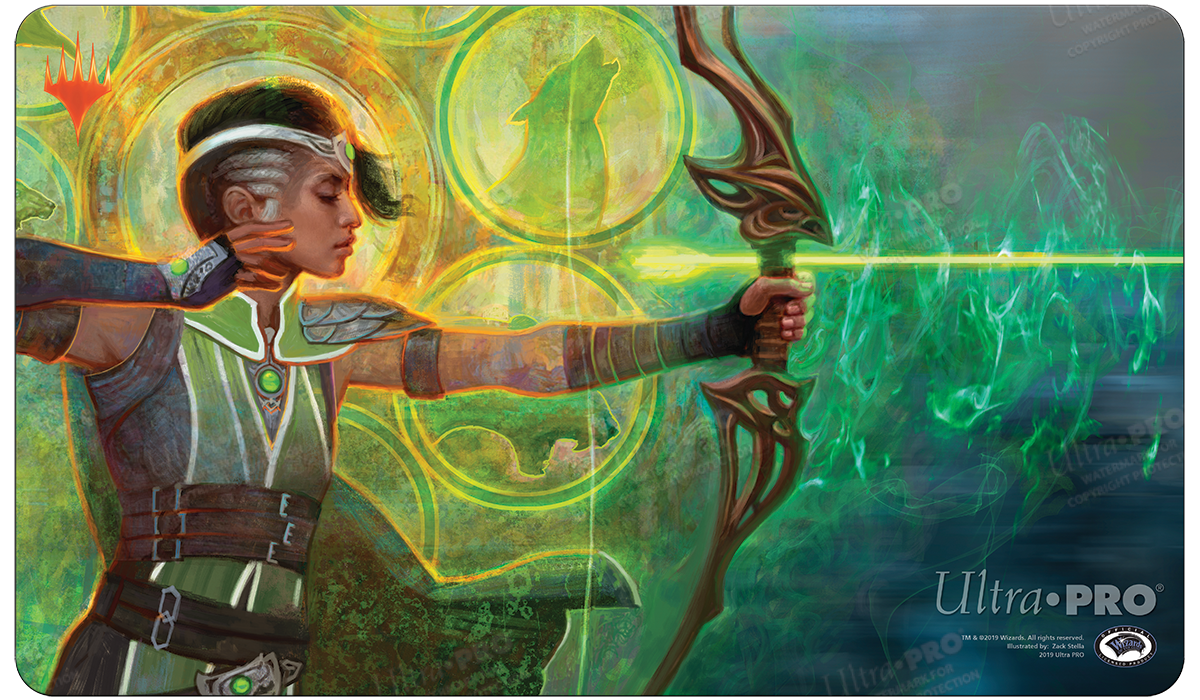 ultra-pro-war-of-the-spark-vivien-s-arkbow-small-gaming-playmat-f-r-magic-the-ga image 1