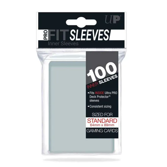 ultra-pro-pro-fit-standard-inner-sleeves-100ct-deck-protector image 1