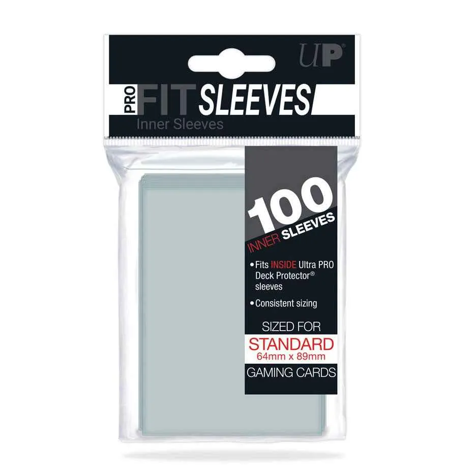 ultra-pro-pro-fit-standard-inner-sleeves-100ct-deck-protector image 1