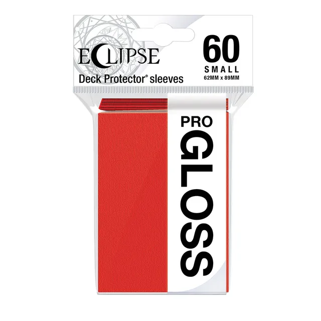 ultra-pro-eclipse-gloss-small-deck-protector-h-llen-60-st-ck-apple-red-f-r-yu-gi image 1