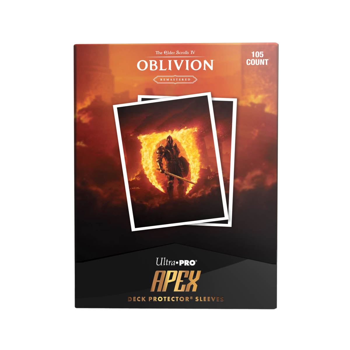 ultra-pro-apex-deck-protector-sleeves-105ct-the-elder-scrolls-iv-oblivion-remast image 4