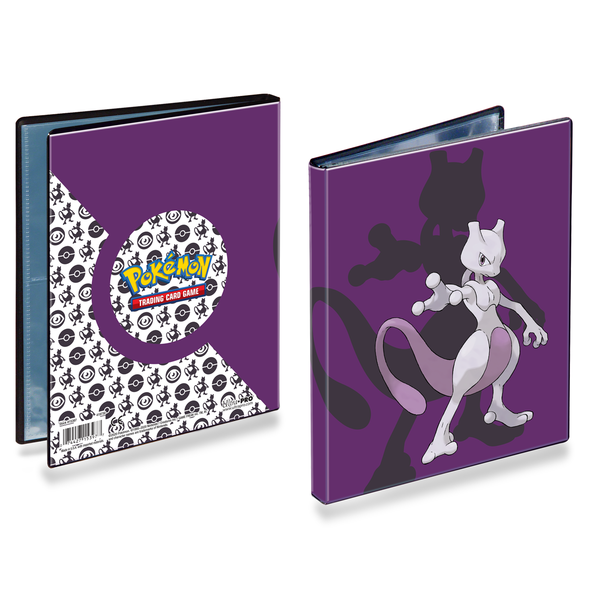 ultra-pro-mewtwo-4-pocket-portfolio-sammelalbum-f-r-pok-mon image 1