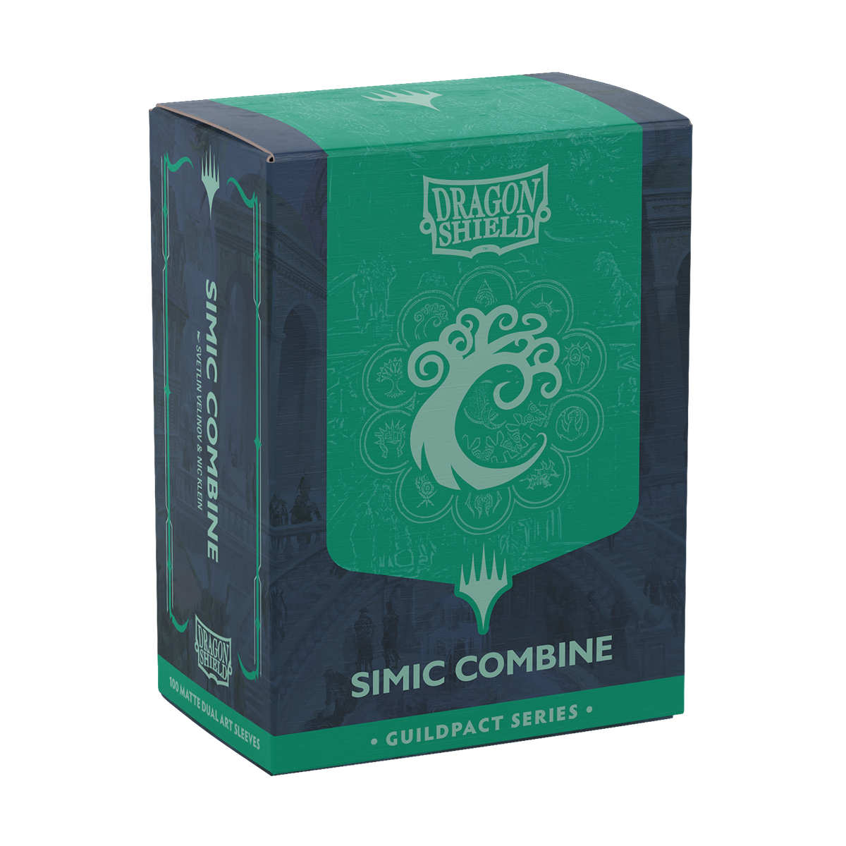 dragon-shield-matte-dual-art-sleeves-guildpact-simic-combine image 7