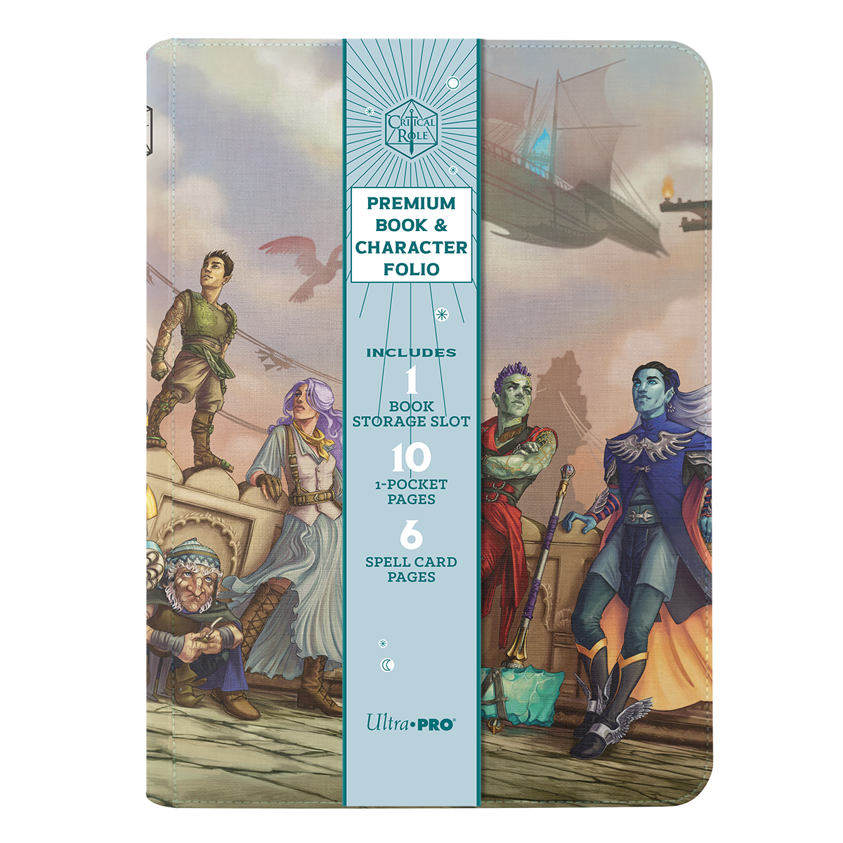 ultra-pro-critical-role-bells-hells-team-lineup-book-folio-aus-leatherette image 1