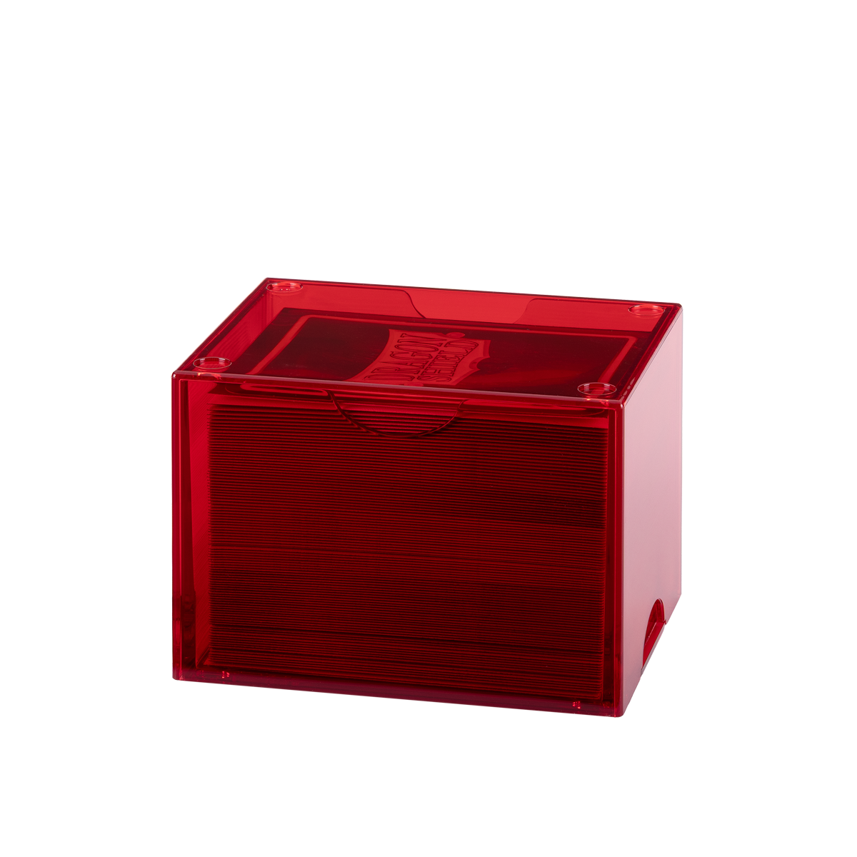 dragon-shield-strongbox-deckbox-clear-red image 4