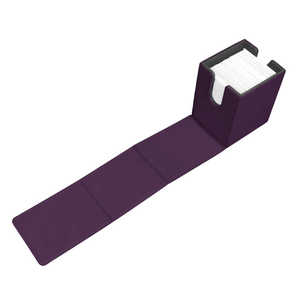 ultra-pro-vivid-alcove-flip-deck-box-midnight-plum-f-r-100-karten image 4