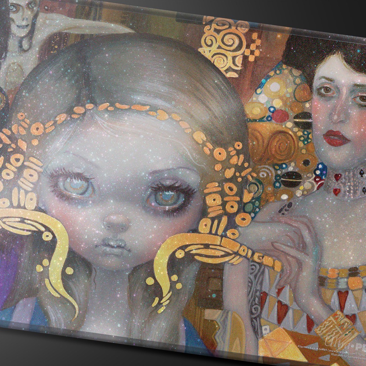 ultra-pro-jasmine-becket-griffith-alice-in-a-klimt-dream-holofoil-spielmatte image 2