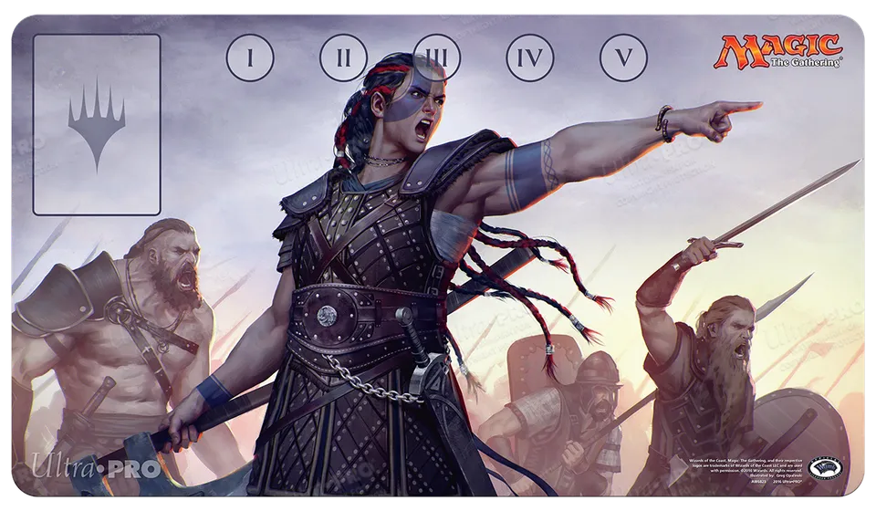 ultra-pro-magic-the-gathering-commander-saskia-the-unyielding-playmat image 1