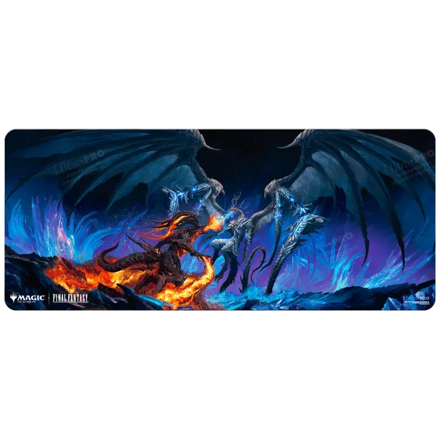ultra-pro-magic-the-gathering-final-fantasy-bahamut-und-ifrit-6ft-table-playmat image 1