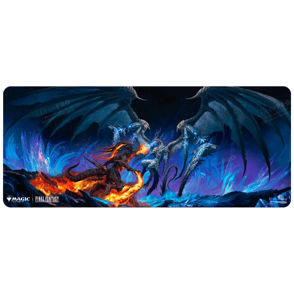ultra-pro-magic-the-gathering-final-fantasy-bahamut-und-ifrit-6ft-table-playmat image 1