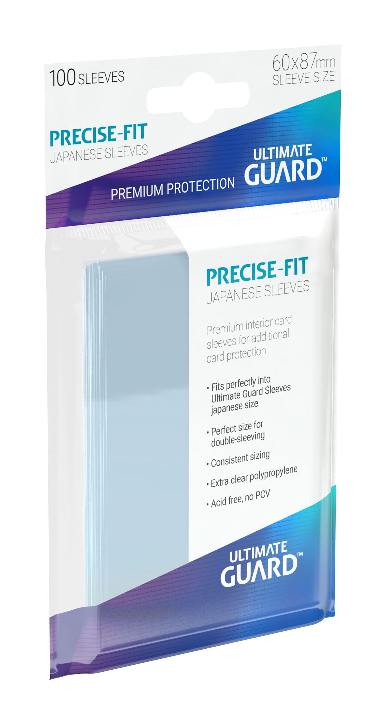 ultimate-guard-precise-fit-sleeves-japanische-gr-e-transparent-100-st-ck image 2