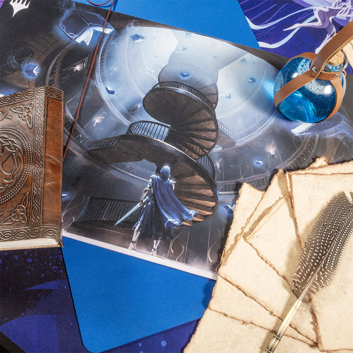 ultra-pro-wilds-of-eldraine-virtue-of-knowledge-standard-playmat-f-r-magic-the-g image 2
