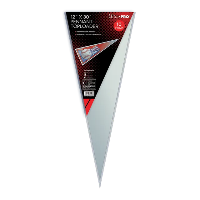 ultra-pro-pennant-toploader-sleeves-dreieck-10-st-ck image 1