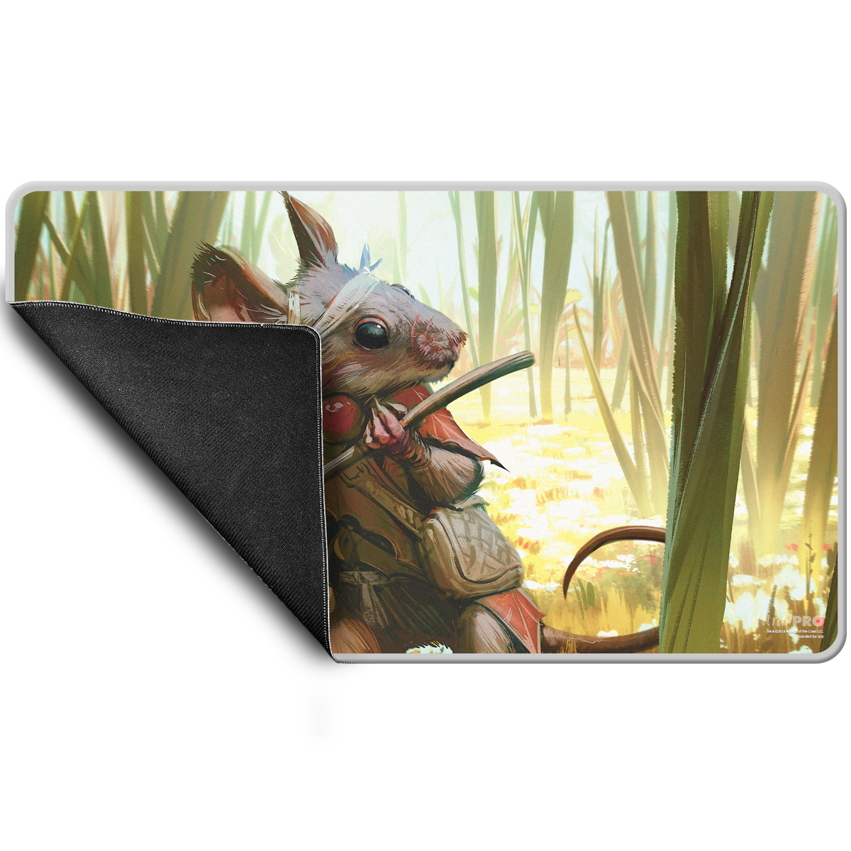 ultra-pro-bloomburrow-swords-to-plowshares-stitched-edge-standard-playmat-f-r-ma image 3